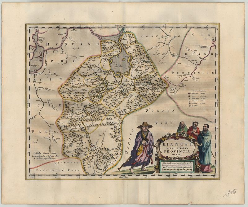 China / Kiangsi im Jahr 1655 von Joan Blaeu