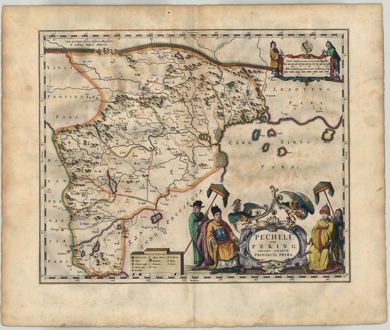 China / Peking im Jahr 1655 von Joan Blaeu