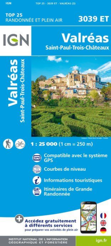 Cevennen, Ardéche 1:25.000 - Topographische Karte Frankreich Série Bleue