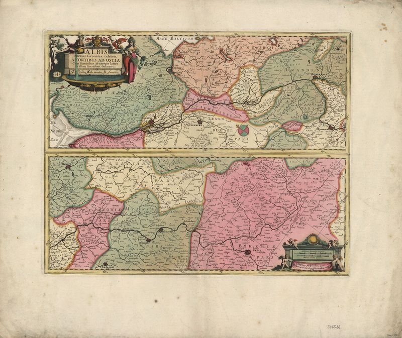 Die Elbe um das Jahr 1750 von Petrus Schenk und Gerard Valk