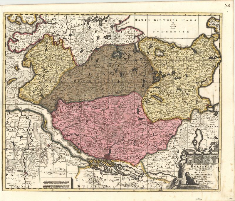 Holstein im Jahr 1707 von Peter Schenk