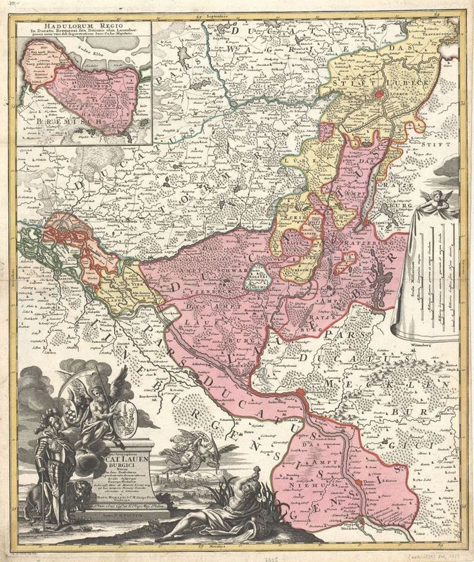 Lauenburg im Jahr 1729