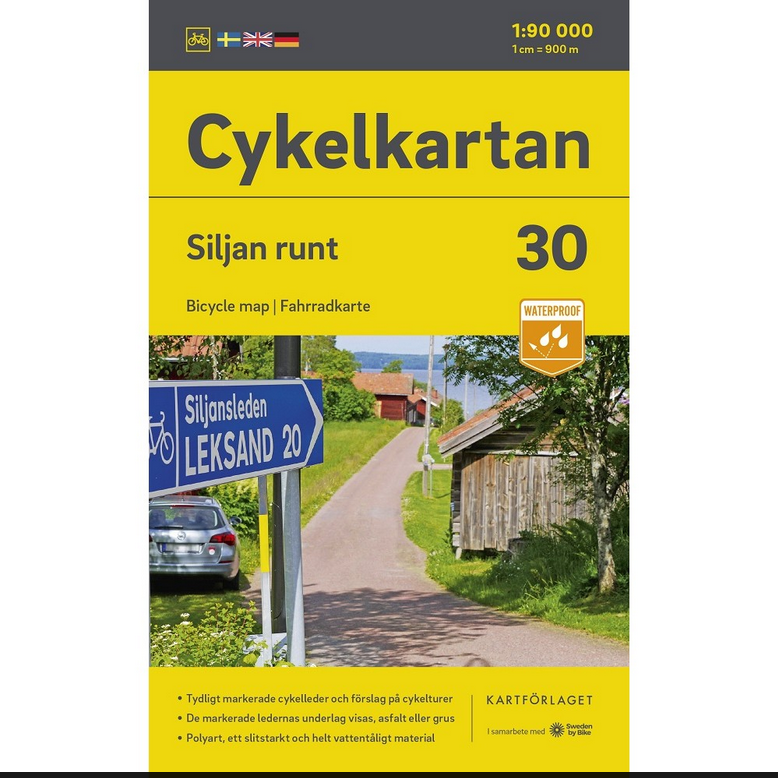 Norstedts Cykelkartan - Fahrradkarten Schweden 1:90.000