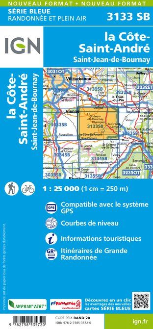 Rhone-Alpes 1:25.000 - Topographische Karte Frankreich Série Bleue