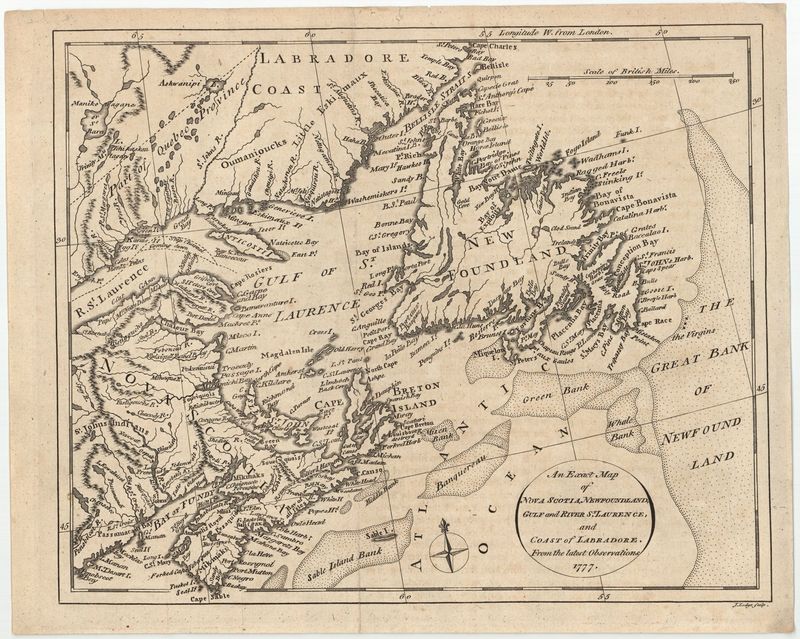 Kanada im Jahr 1777 von John Charles Russel