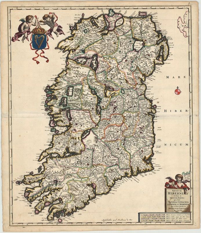 Irland im Jahr 1680 von Frederick de Wit