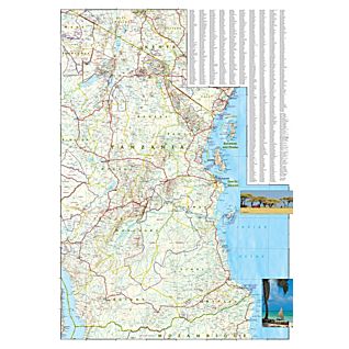 3206 Tanzania, Rwanda, Burundi - Adventure Map