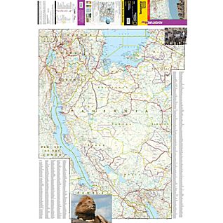 3206 Tanzania, Rwanda, Burundi - Adventure Map