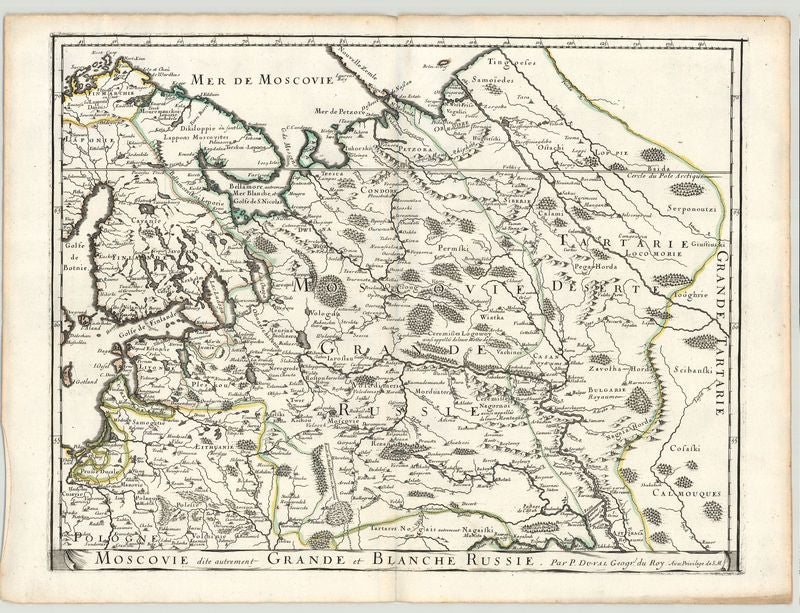 Russland um das Jahr 1670 von Pierre Duval