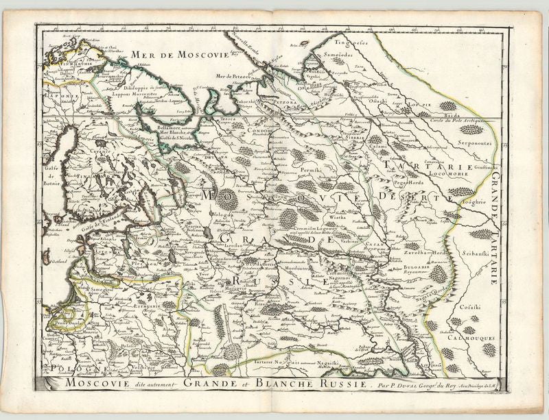 Russland um das Jahr 1670 von Pierre du Val