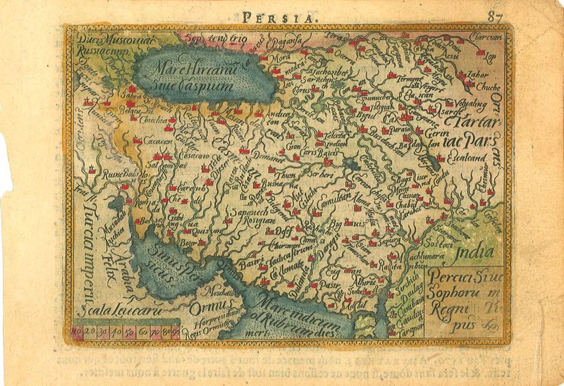 Persien im Jahr 1588 von Abraham Ortelius
