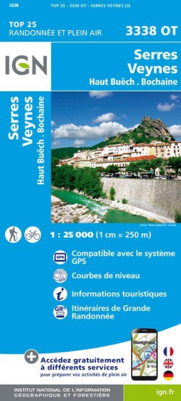 Provence & Côte d’Azur 1:25.000 - Topographische Karte Frankreich Série Bleue