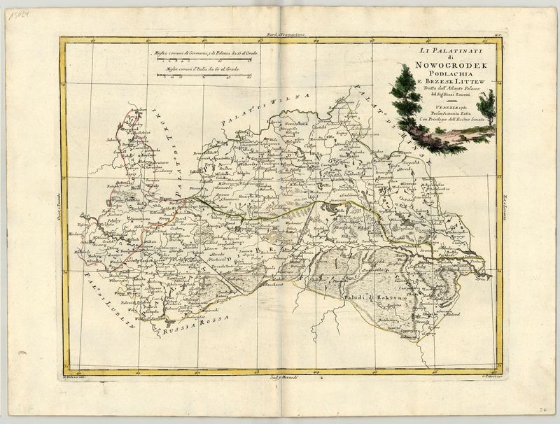 Ukraine im Jahr 1781 von Antonio Zatta