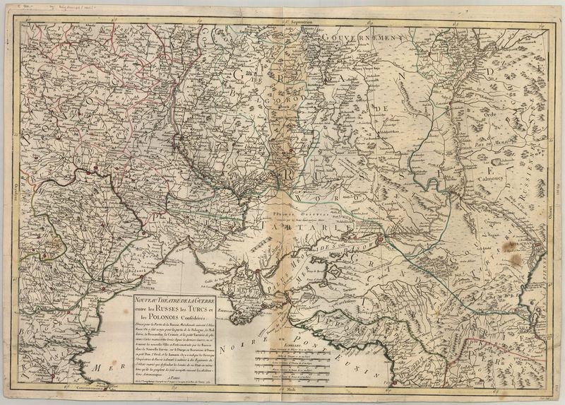 Ukraine im Jahr 1769 von Charles Longchamps
