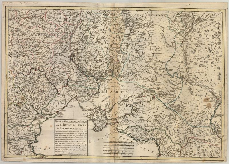 Ukraine und Russland im Jahr 1769 von Pierre-Nicolas Buret de Longchamps