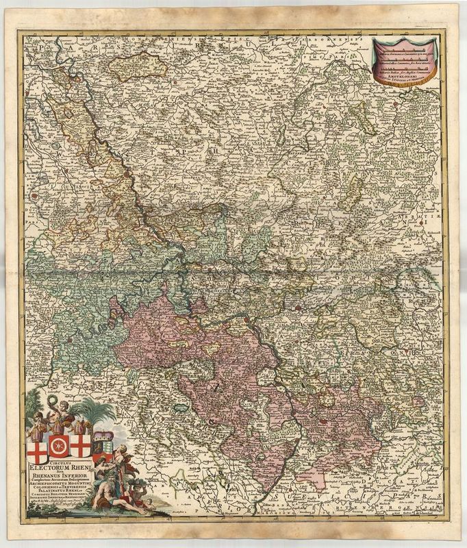 Rheinland ab 1721 von Covens & Mortier nach Frederick de Wit