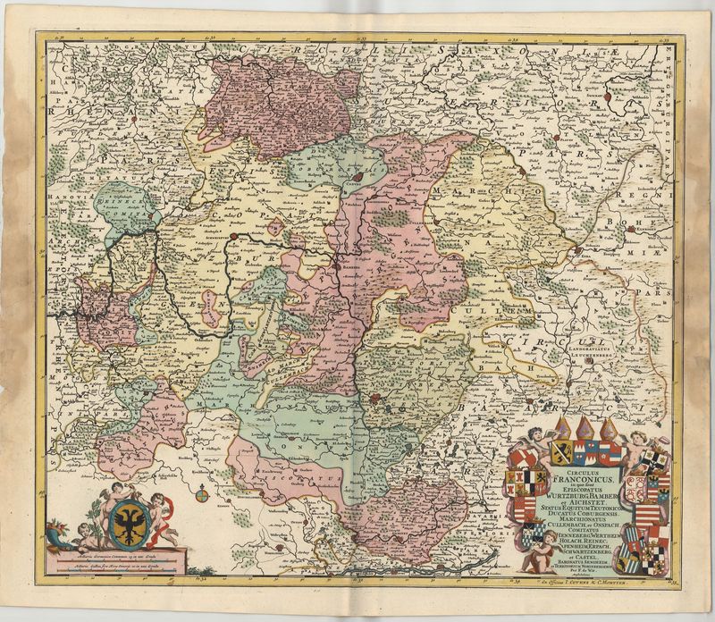 Franken ab 1721 von Jean Covens & Pierre Mortier nach Frederik de Wit