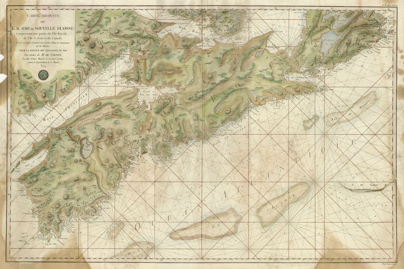 Neuschottland im Jahr 1779 von Depot de la Marine