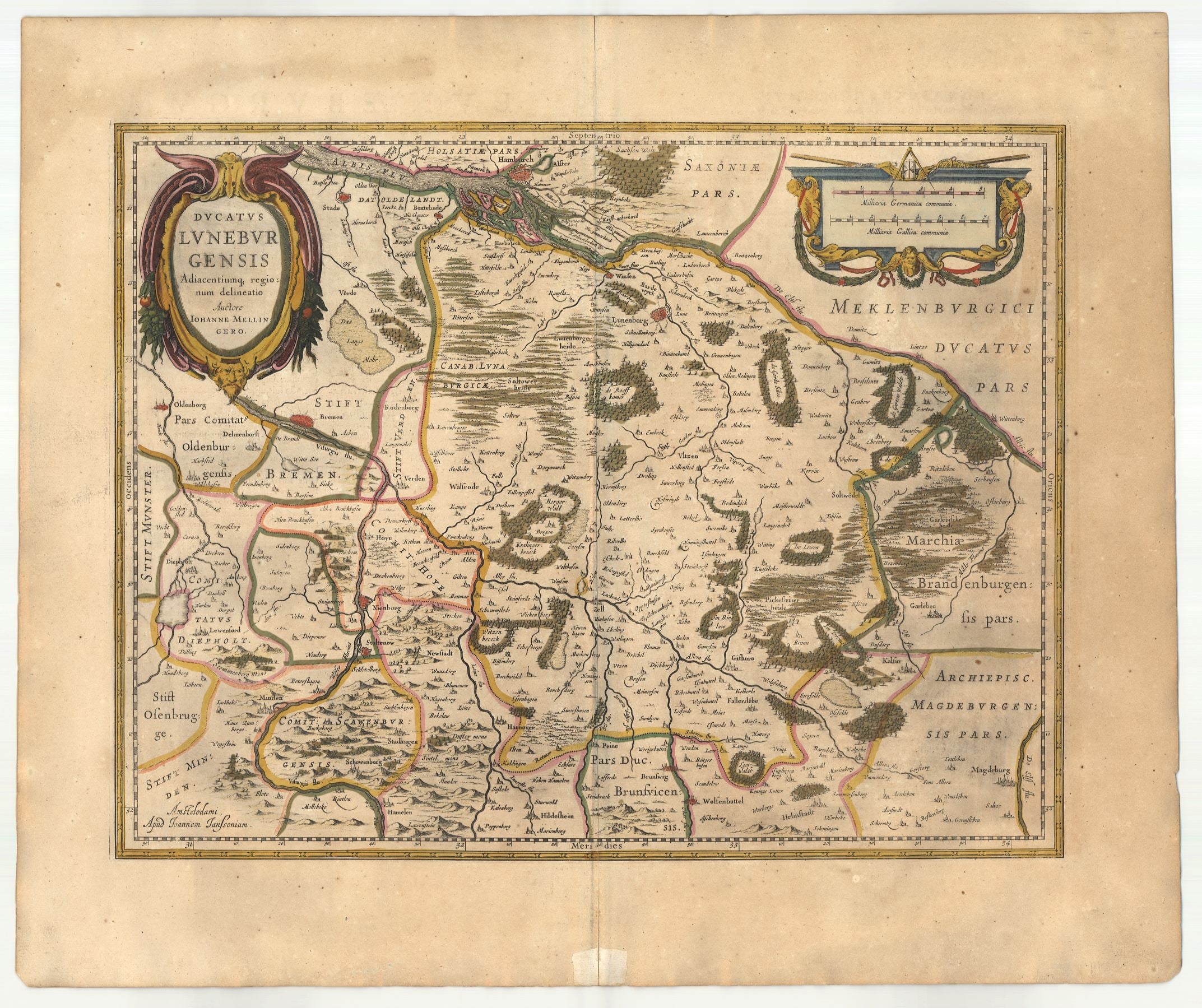 Lüneburg ab 1646 von Johannes Janssonius