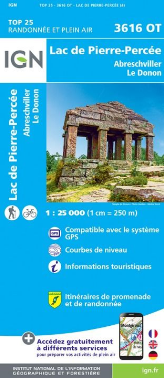 Elsass 1:25.000 - Topographische Karte Frankreich