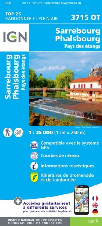 Elsass 1:25.000 - Topographische Karte Frankreich