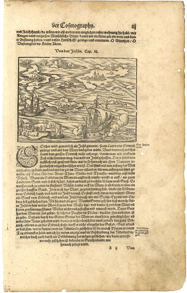 Münster, Sebastian: Von den Inseln 1553