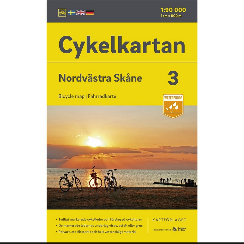 Norstedts Cykelkartan - Fahrradkarten Schweden 1:90.000