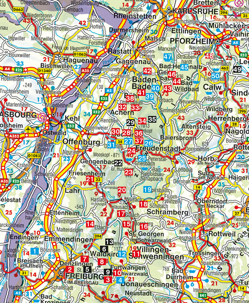 Schwarzwald Mitte/Nord - Rother Wanderführer