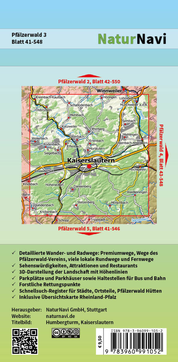 Blattschnitt Pfälzerwald 3