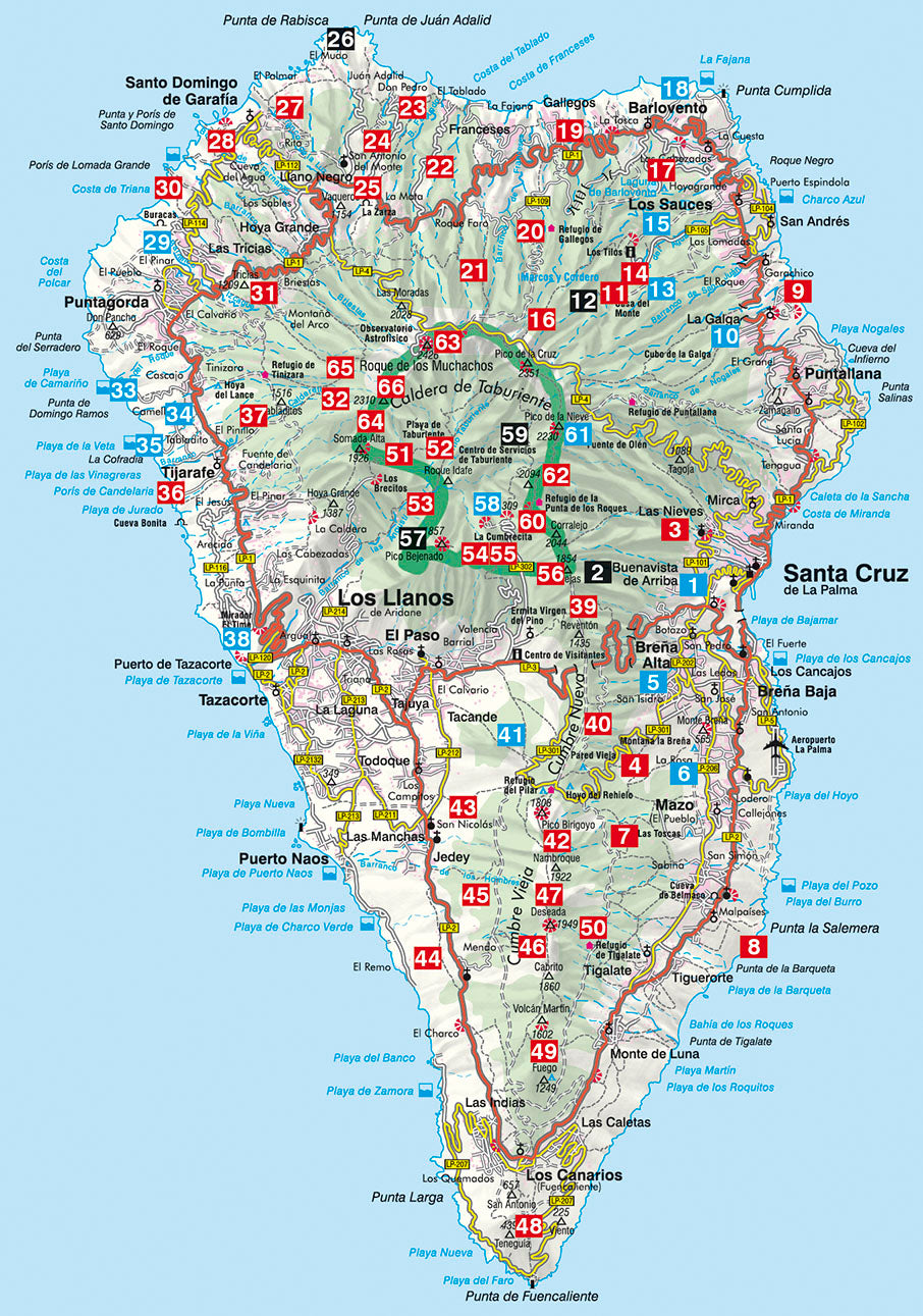 La Palma - Rother Wanderführer