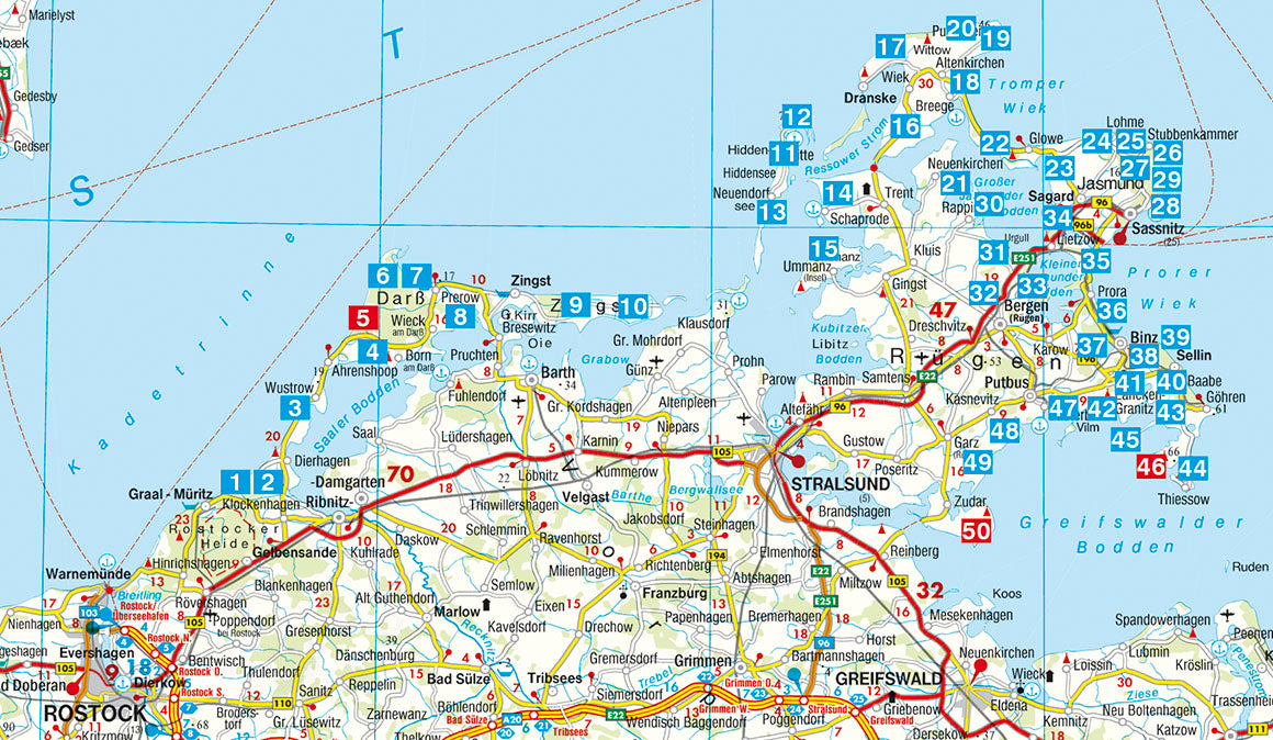 Rügen - Rother Wanderführer