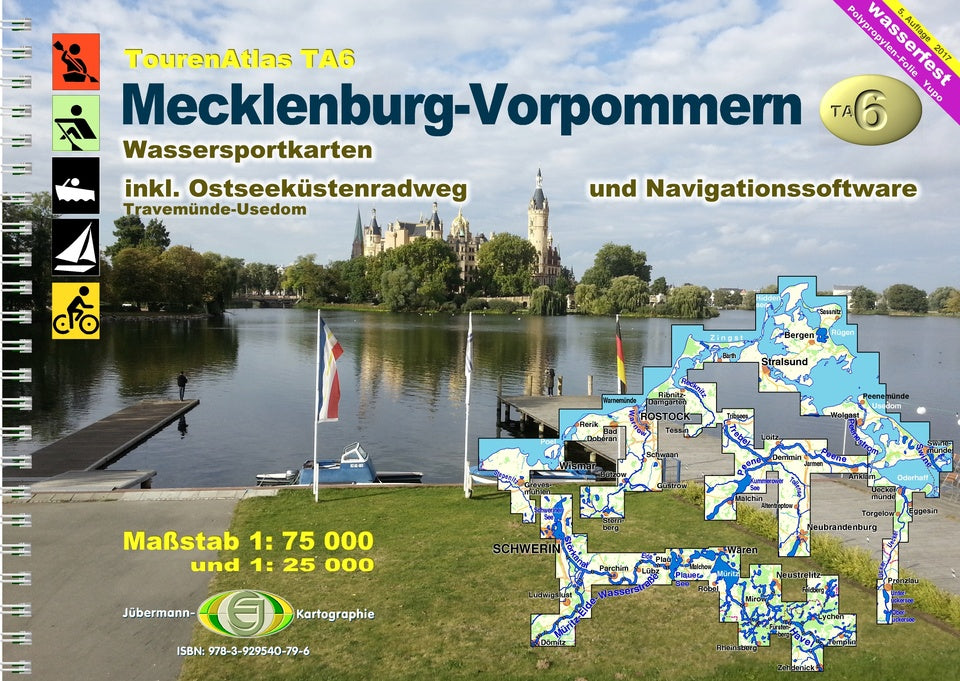 TourenAtlas TA6 - Wasserwandern Mecklenburg-Vorpommern