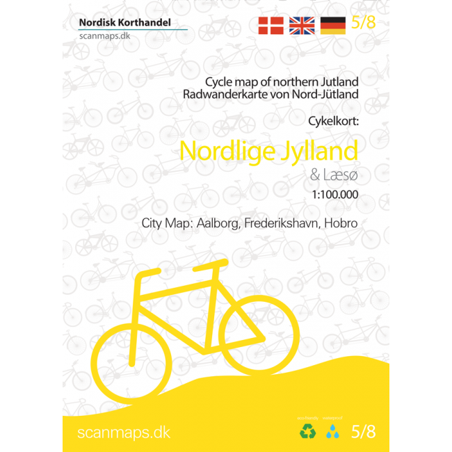 Nördliches Jütland - Fahrradkarte 1:100.000