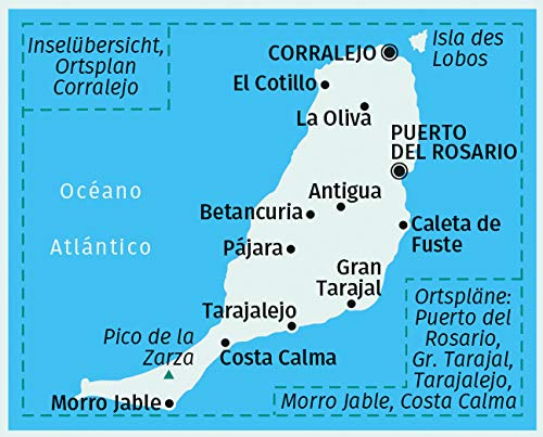 254 Fuerteventura 1:55.000 - Kompass Wanderkarte