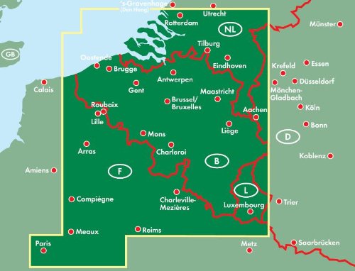 Belgien - 1:300.000