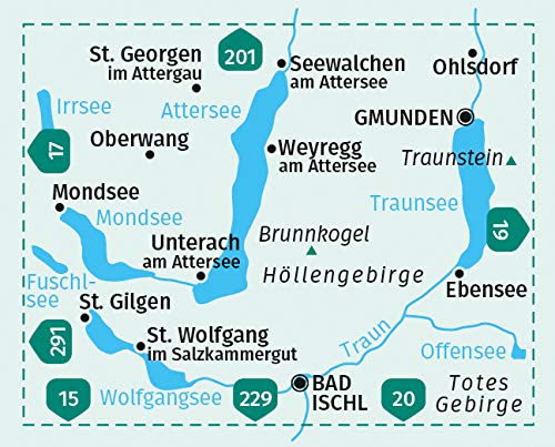 18 Nördliches Salzkammergut 1:50000 - Kompass Wanderkarte