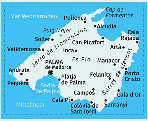 2230 Mallorca 1:35.000 - Kompass Wanderkartenset