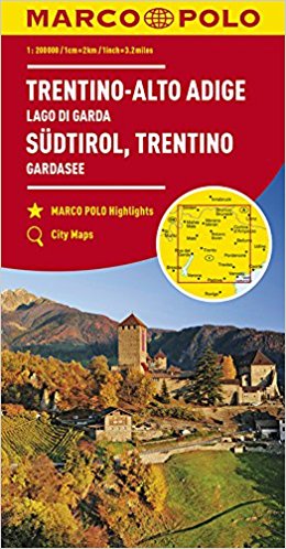 Südtirol - Trentino 1:200.000 - Marco Polo Straßenkarte Italien 03