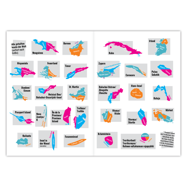 55 kuriose Grenzen und 5 bescheuerte Nachbarn