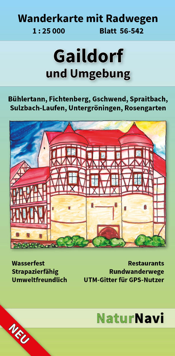 Schorndorf - Göppingen - 1:25.000 NaturNavi Wanderkarte