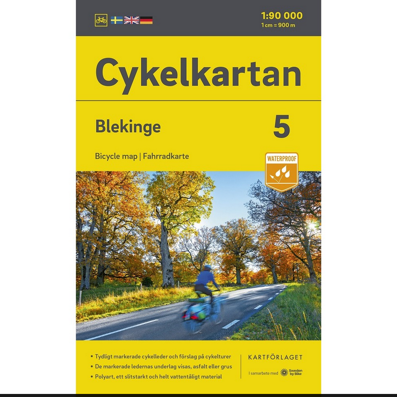 Norstedts Cykelkartan - Fahrradkarten Schweden 1:90.000