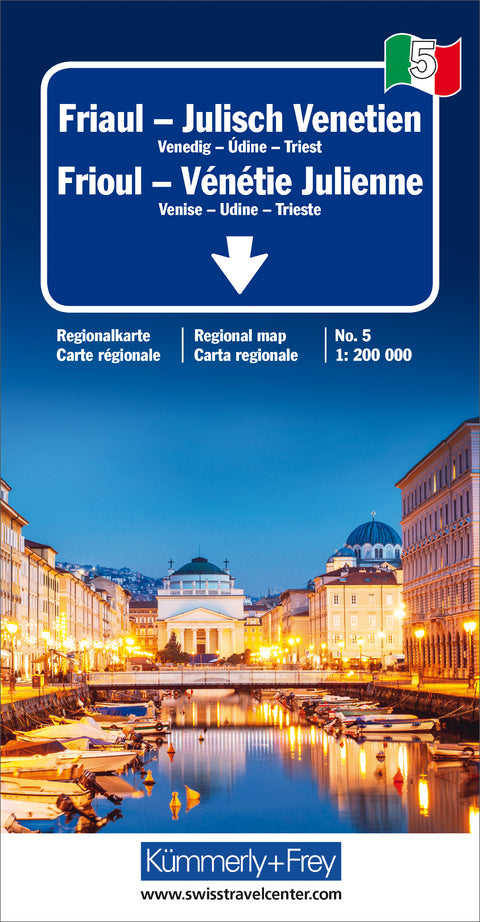 Italien 1:200.000 Kümmerly + Frey Straßenkarten