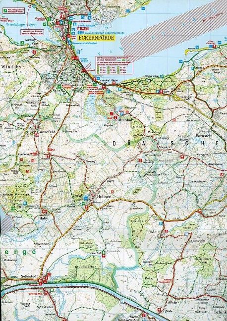 5 Schleswig - Eckernförde 1:50.000 - Wander- und Freizeitkarte Schleswig-Holstein