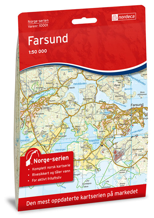 Norge-Serien 1:50.000 - Topographische Karten Norwegen (10001 Farsund-10099 Snäsa)
