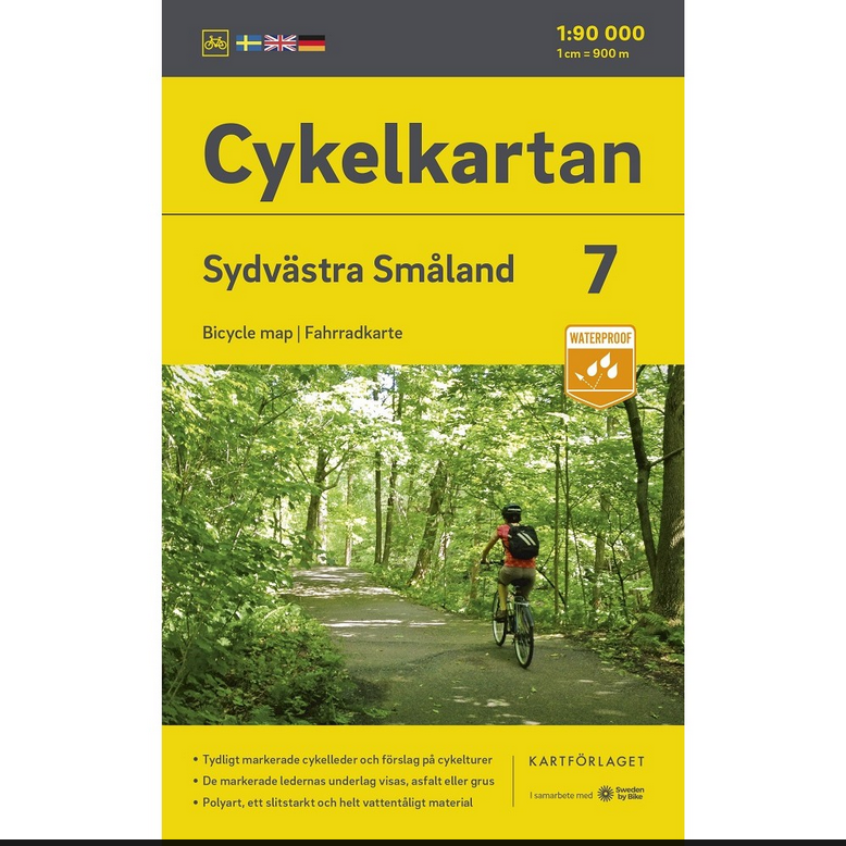 Norstedts Cykelkartan - Fahrradkarten Schweden 1:90.000