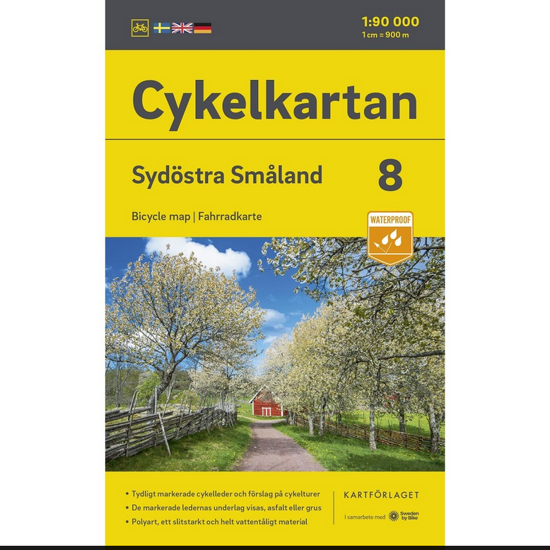 Norstedts Cykelkartan - Fahrradkarten Schweden 1:90.000
