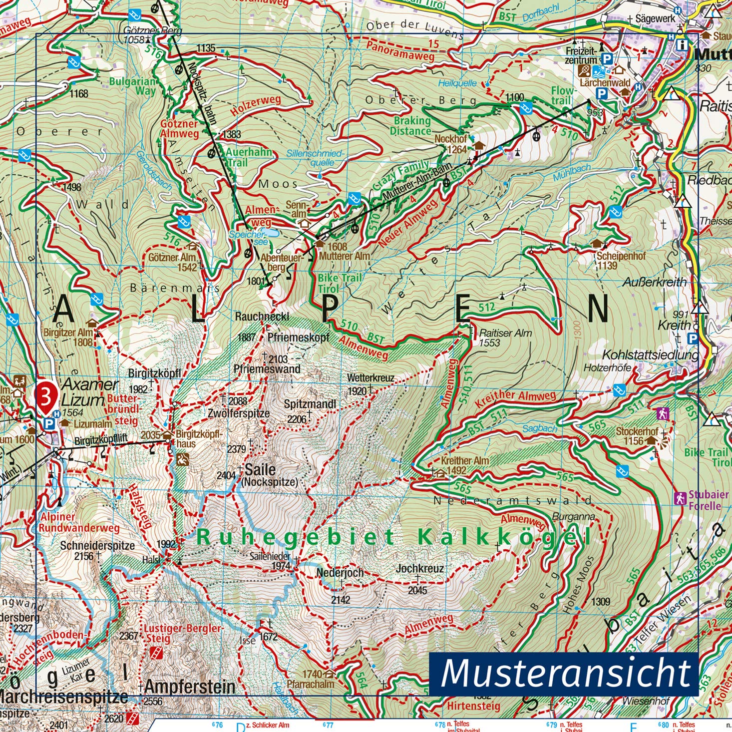 223 Sölktäler - Rottenmanner Tauern - Seckauer Alpen Kompass Karte - 1:55 000