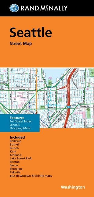 Seattle - Stadtplan Rand McNally
