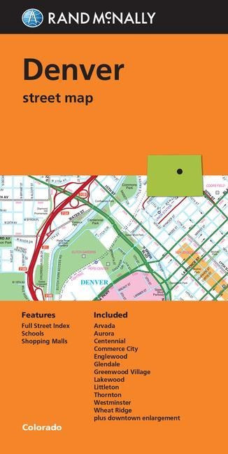 Denver - Stadtplan Rand McNally