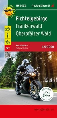 Motorradkarte Fichtelgebirge 1:200.000 - Freytag & Berndt